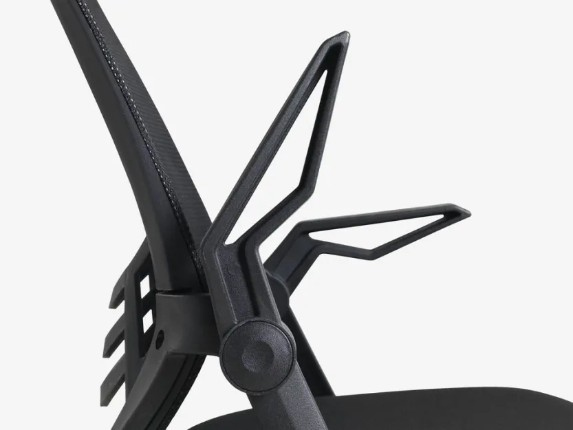 Bureaustoel ASPERUP zwarte mesh en stof