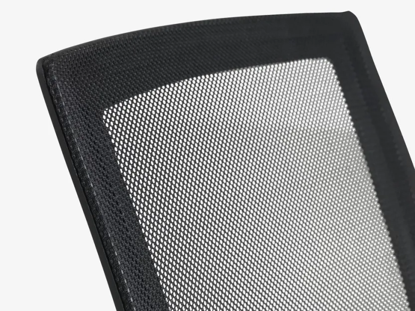 Bureaustoel ASPERUP zwarte mesh en stof