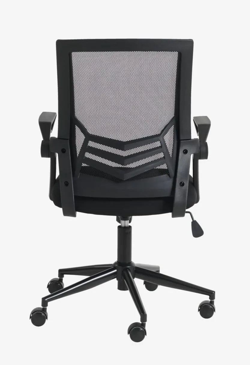 Bureaustoel ASPERUP zwarte mesh en stof