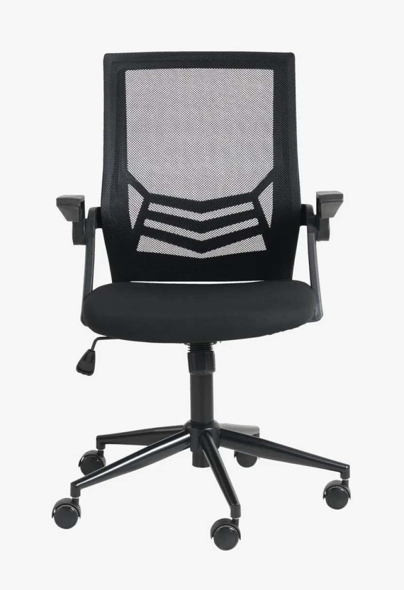 Bureaustoel ASPERUP zwarte mesh en stof