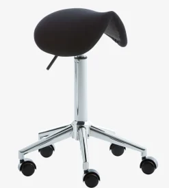 Bureaustoel SALTOFTE zwart/chroom