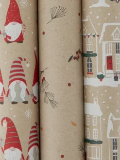 Cadeaupapier KARDUS B70xL300cm gerecycled assorti