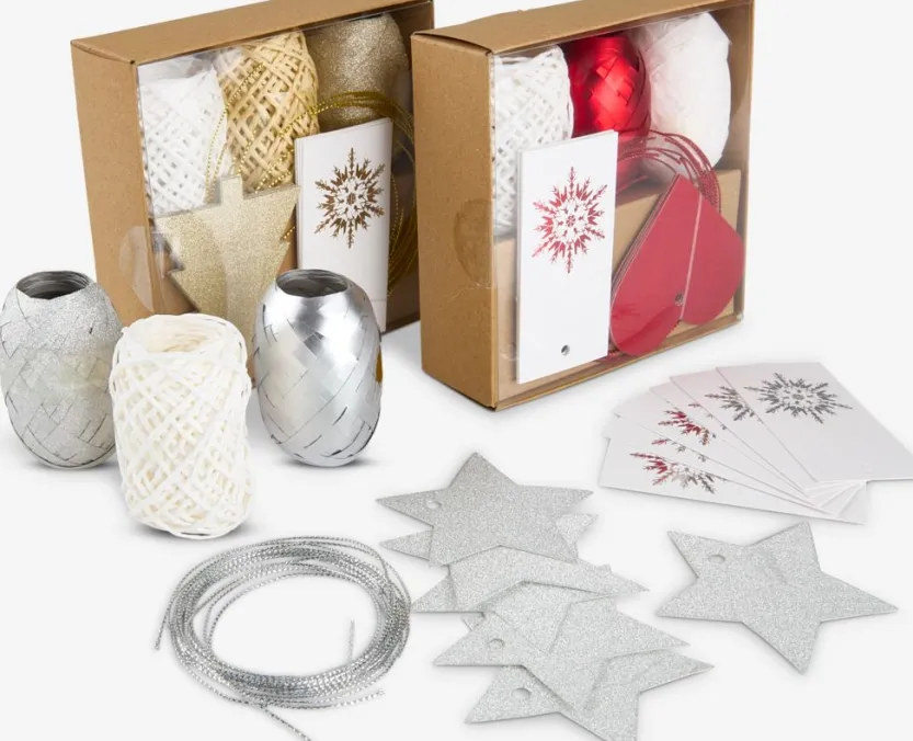 Cadeauset BOLTORN B12xL12xH4cm assorti