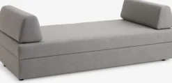 Daybed BEGYNDT 196x91 cm lichtgrijze stof