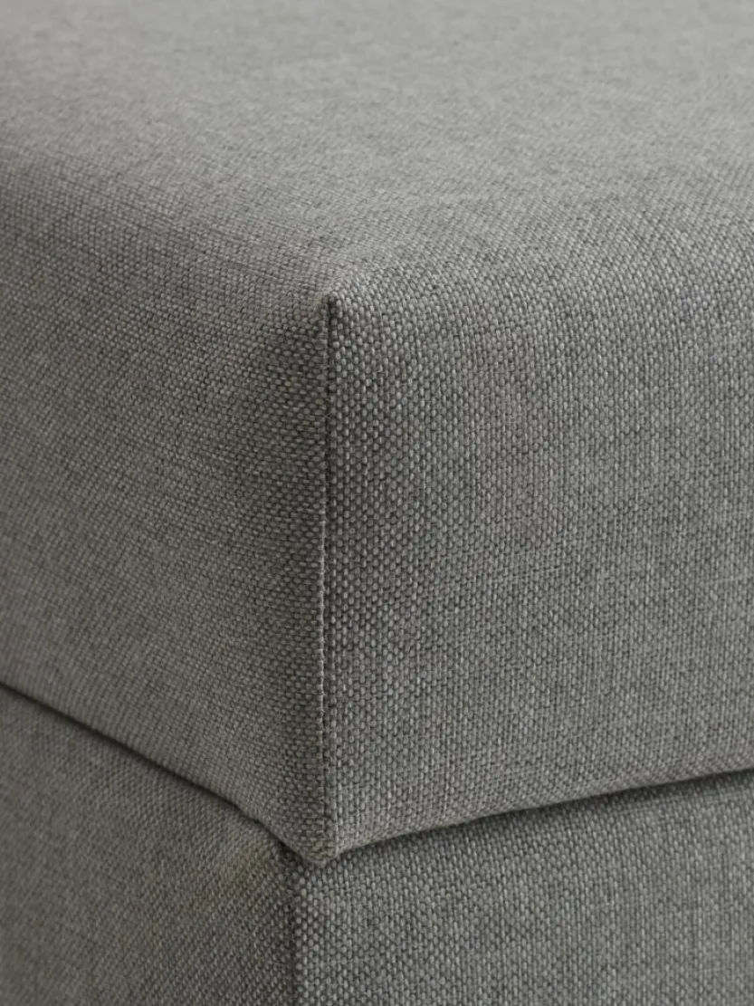 Daybed BEGYNDT 196x91 cm lichtgrijze stof