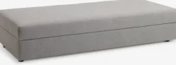Daybed BEGYNDT 196x91 cm lichtgrijze stof