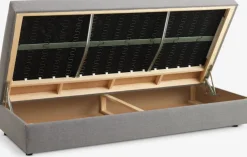 Daybed BEGYNDT 196x91 cm lichtgrijze stof