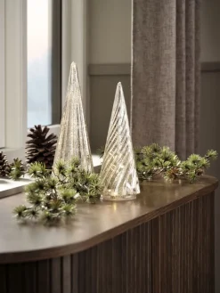 Decoratie boom FULLA met LED en timer 2 stuks glas