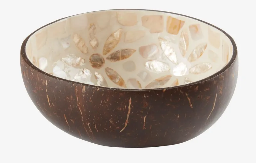 Decoratieve schaal BLEKET kokosnoot