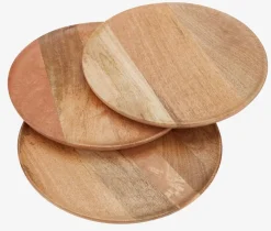 Decoratieve schaal GERNER Ø30cm hout