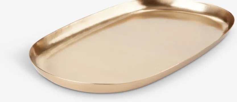 Decoratieve schaal NIELSEN B17xL30 messing