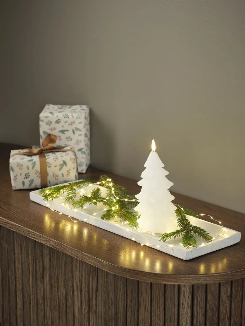 Decoratieve schaal NISSE B15xL50xH2cm