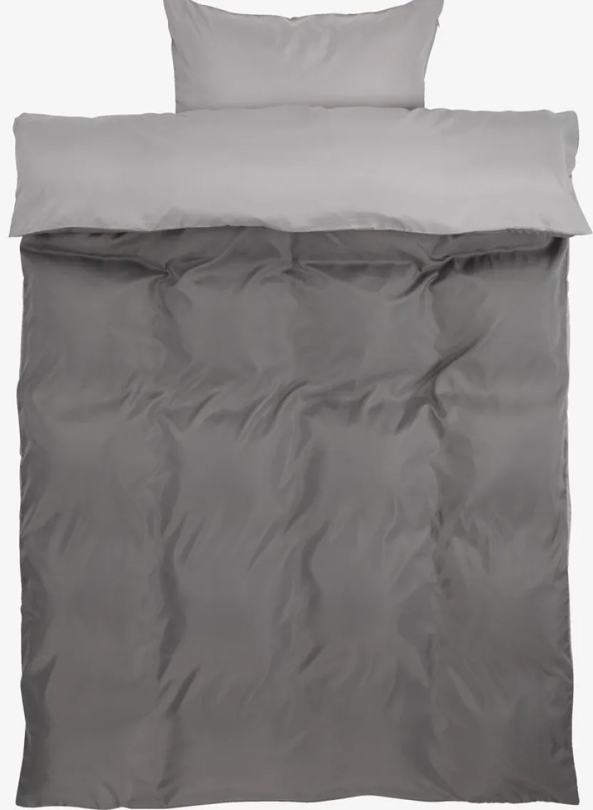 Dekbedovertrek CATERINA micro 140x200 grijs