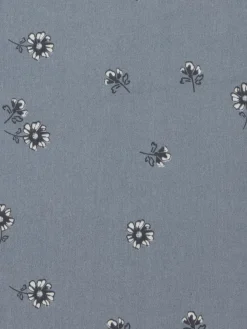 Dekbedovertrek GERD satijn 140x200 oud blauw