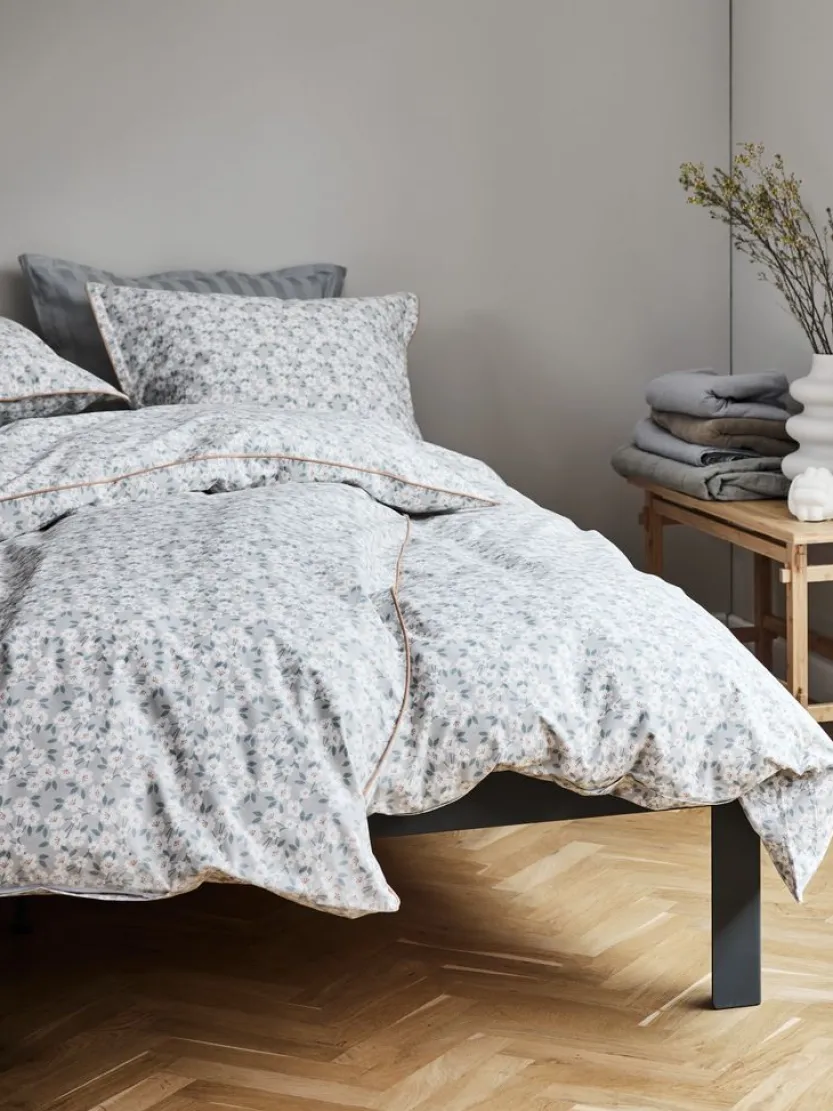Dekbedovertrek INGA percal 240x220 grijs