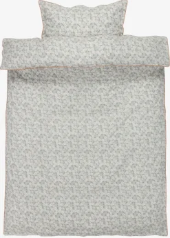 Dekbedovertrek INGA percal 140x200 grijs