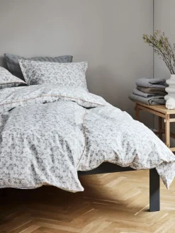 Dekbedovertrek INGA percal 140x200 grijs