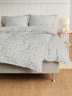 Dekbedovertrek INGA percal 140x200 grijs