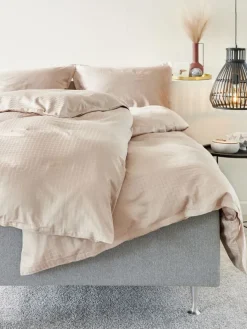 Dekbedovertrek INGEBORG satijn 140x200 zand