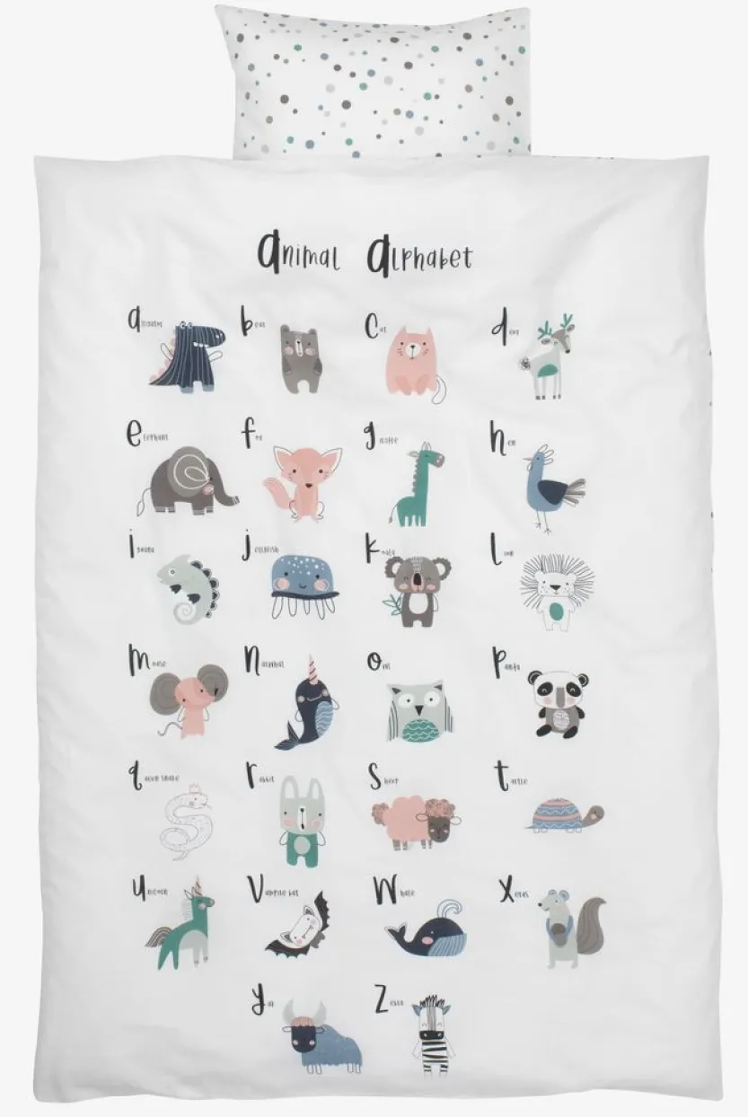 Dekbedovertrek junior ALICE 100x140 groen