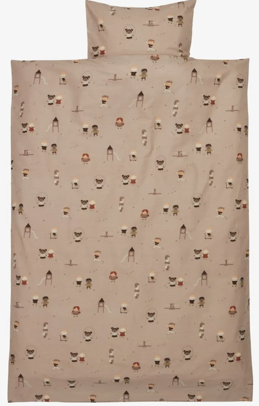 Dekbedovertrek junior ALVHILD 100x140 zand