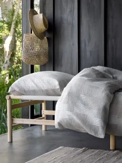 Dekbedovertrek KARI crepe 140x200 zand