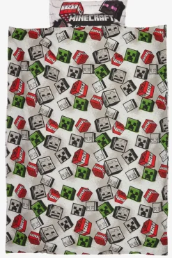 Dekbedovertrek MINECRAFT 140x200 grijs