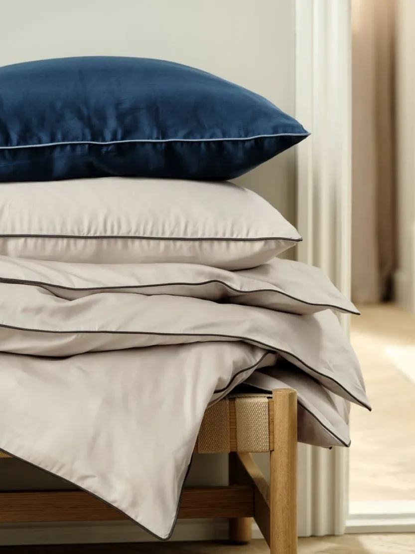 Dekbedovertrek SANNA satijn 140x200 zand