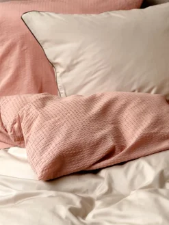 Dekbedovertrek SANNA satijn 140x200 zand