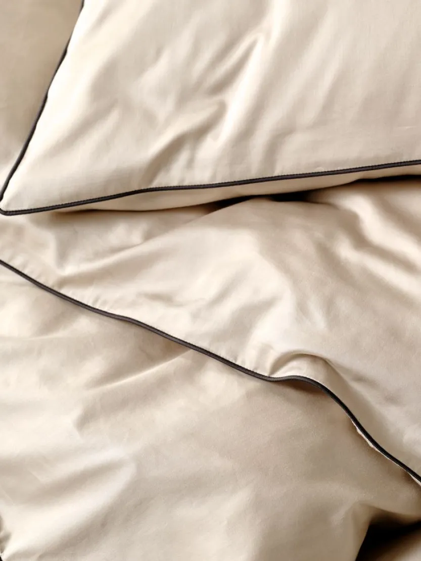 Dekbedovertrek SANNA satijn 140x200 zand