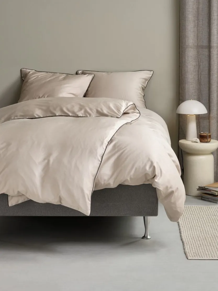 Dekbedovertrek SANNA satijn 140x200 zand