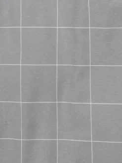 Dekbedovertrek THERESA flanel 140x200 grijs