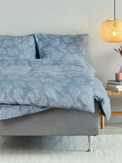 Dekbedovertrek VIOLA satijn 140x200 blauw