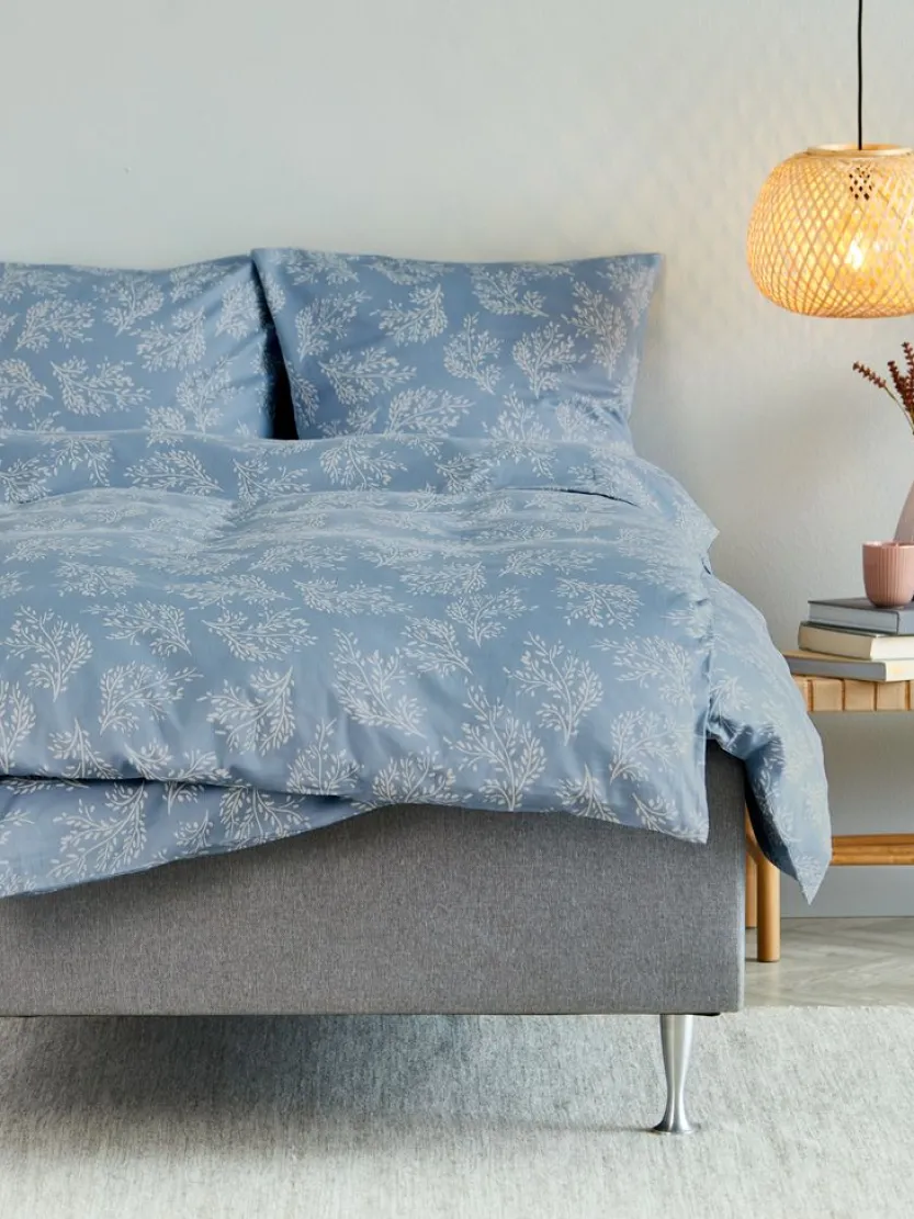 Dekbedovertrek VIOLA satijn 140x200 blauw