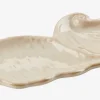 Dienblad TORTUNA B10xL25cm schelpvorm beige
