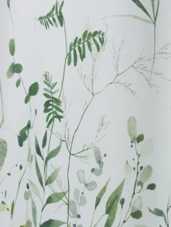 Douchegordijn FILIPSTAD 150x200cm wit/groen