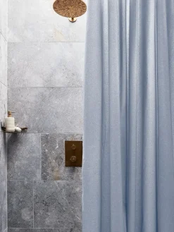 Douchegordijn VIBBLE 180x200 blauw