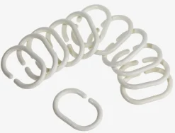 Douchegordijnringen VAREKIL 12 stuks