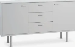Dressoir BELLELUND 2 deuren 3 lades beige