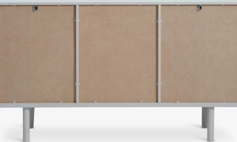 Dressoir BELLELUND 2 deuren 3 lades beige