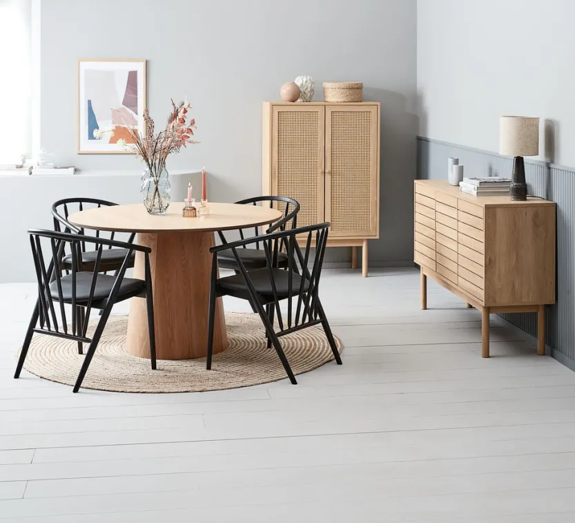 Dressoir HALMBY 3 deuren eiken kleur