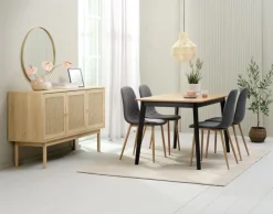 Dressoir HALMSTAD 3 deuren eiken