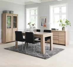 Dressoir HASLUND 2 deuren 3 lades eiken