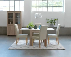 Dressoir HASLUND 2 deuren 3 lades eiken