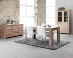 Dressoir HASLUND 2 deuren 3 lades eiken