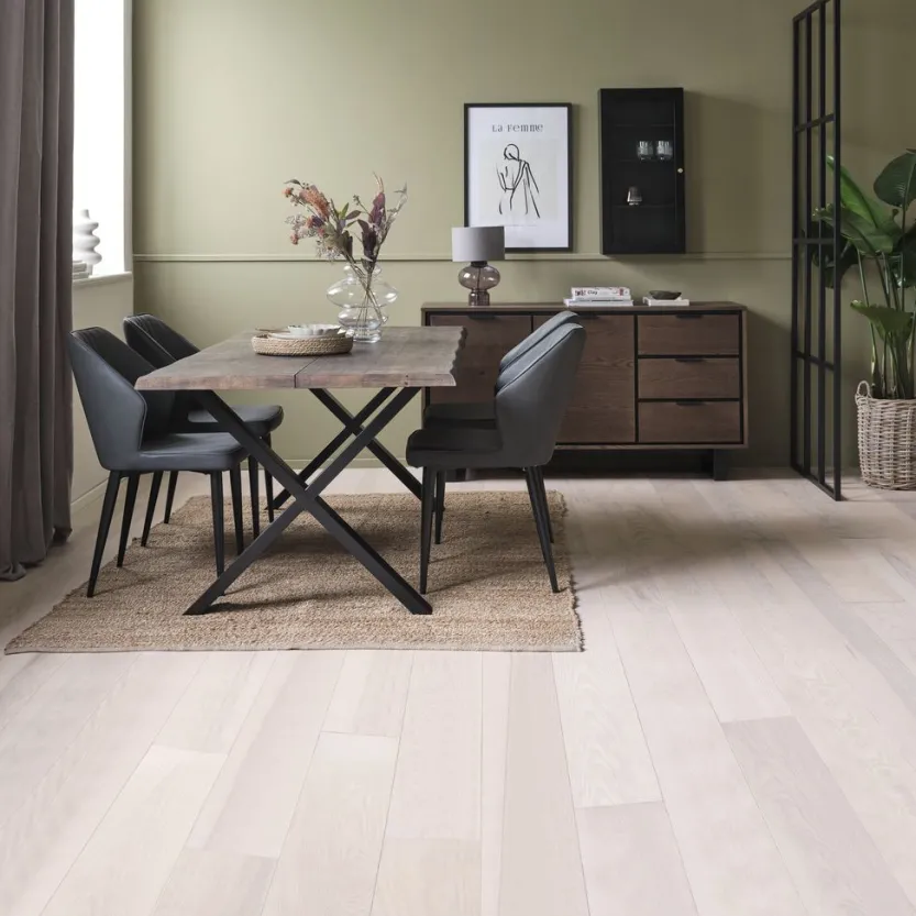 Dressoir HORNBORG 2 deuren 3 lades donker eiken