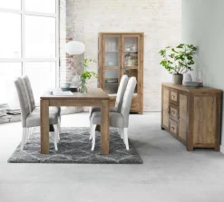 Dressoir JUNGEN 2 deuren 3 lades wild eiken kleur