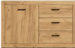 Dressoir LINTRUP 1 deur 3 lades eiken kleur