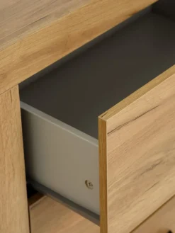 Dressoir LINTRUP 1 deur 3 lades eiken kleur