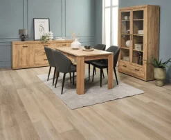 Dressoir LINTRUP 2 deuren 3 lades eiken kleur